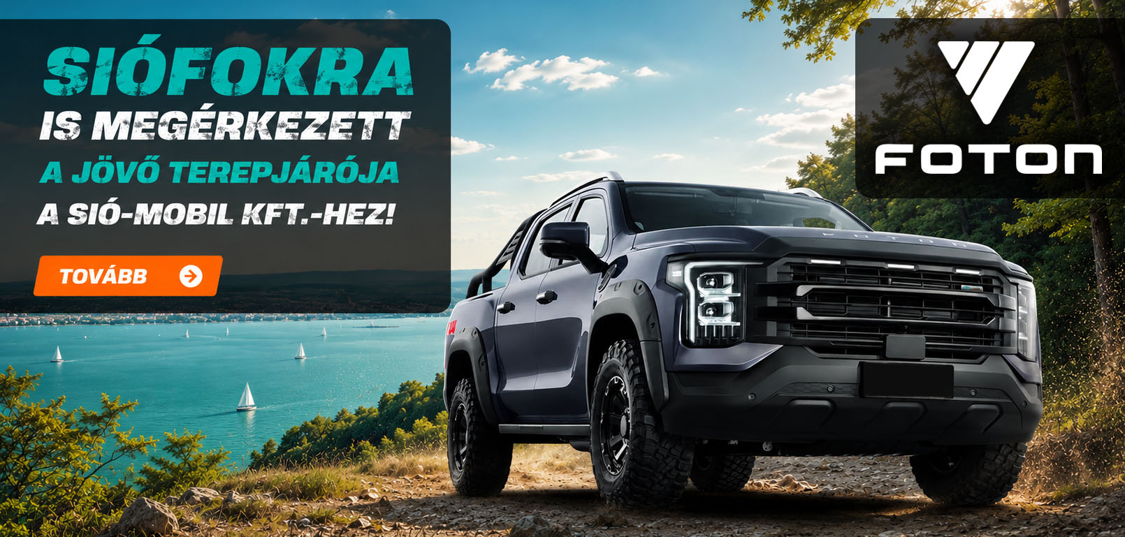 FOTON Tunland pickup haszongépjárművek – Autókereskedés Siófok